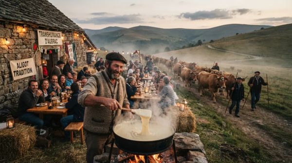 Comprendre les traditions d'Aubrac autour de l'aligot et de la transhumance